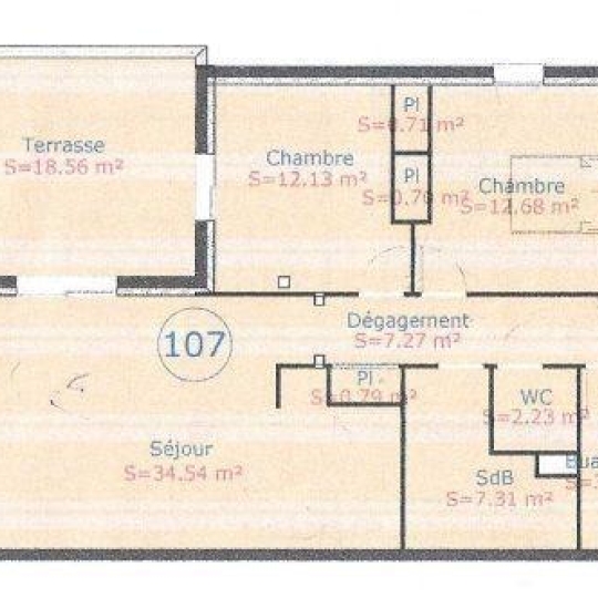  L.D.V Immobilier : Appartement | BOURG-SAINT-ANDEOL (07700) | 82 m2 | 790 € 